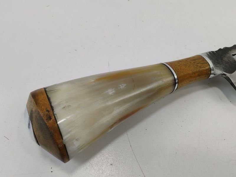 Cuchillo Criollo de Acero con Manija de Cuero - imagen 8