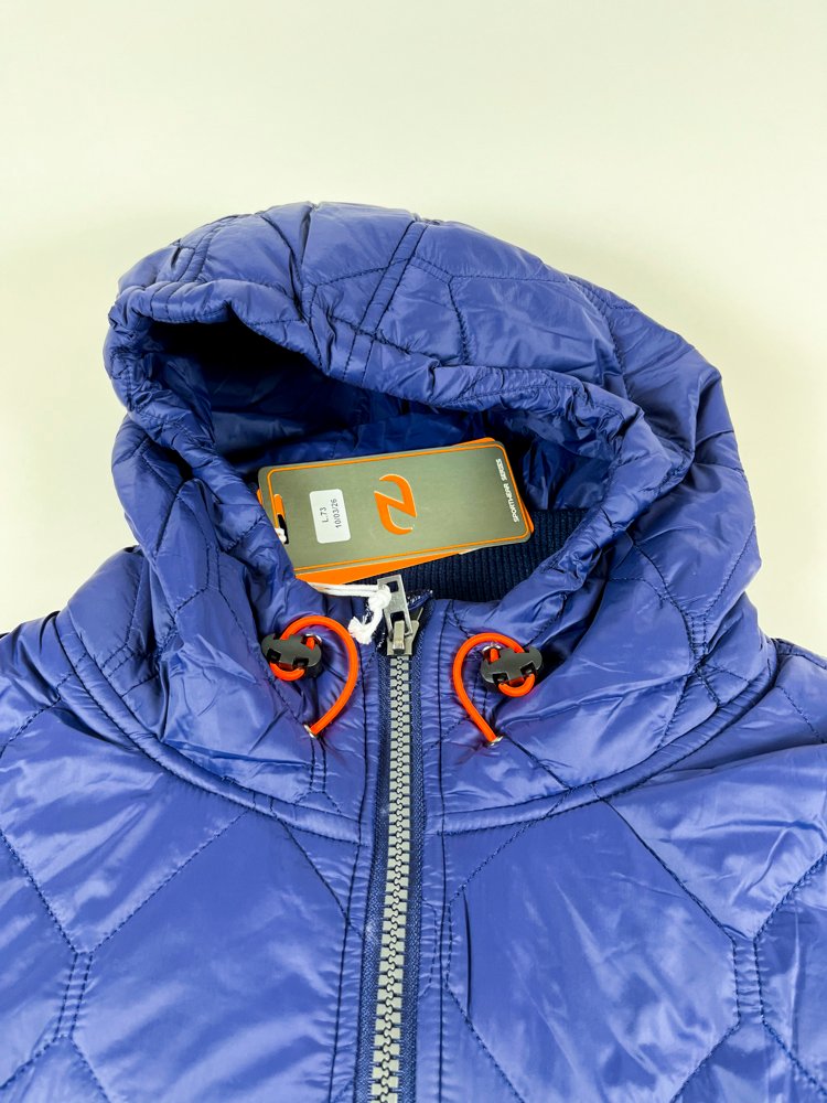 Campera Zenit de punto con mangas de hilo y capucha - imagen 2