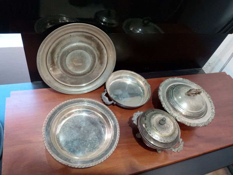 Lote de fuentes en platina de 5 unidades - imagen 2