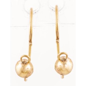 3 Pares de Arracadas de Oro con Piedras y Perlas - imagen 3