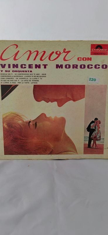 Disco de Vinilo "Amor" de Vincent Morocco y su Orquesta - imagen 1