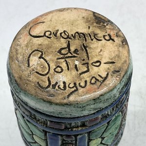 Botijo de Cerámica "Botijo del Uruguay" con Diseños Coloridos - imagen 7
