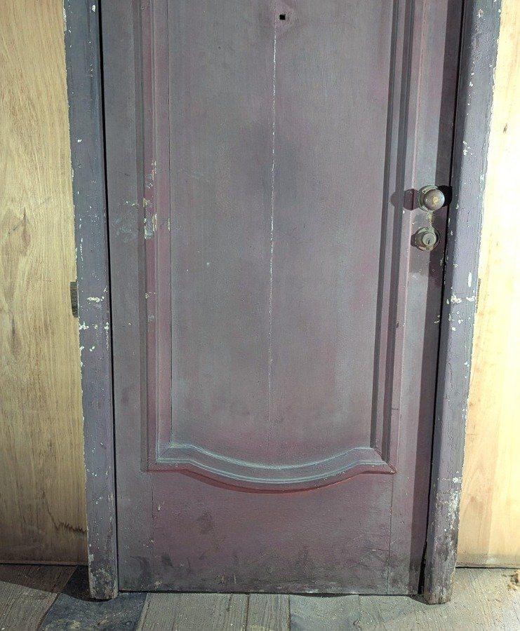 Puerta antigua de madera con arco carpanel - imagen 4