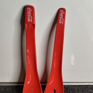 Set de 8 Posavasos Coca-Cola Copa América 2011 y Utensilios Rojos - imagen 8