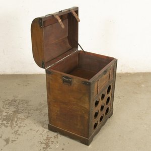 Botellero Baúl Superior de Madera con Capacidad para 9 Botellas - imagen 3