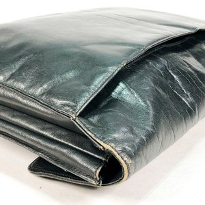 Portafolio Negro Tipo Cartera Simil Cuero - imagen 3