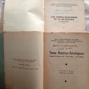 Lote de 2 Libros Militares "Circulo Militar-Biblioteca del Oficial" - General Berisso - imagen 5