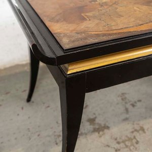Mesa de Sala Oriental con Marqueterie y Detalles Dorados - imagen 3