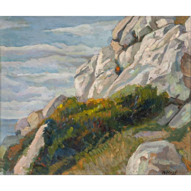 Lote anterior: Pintura de paisaje costero por Manuel Rosé