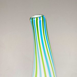 Florero de Cristal Murano Rayado Multicolor Alto 35 cm - imagen 2