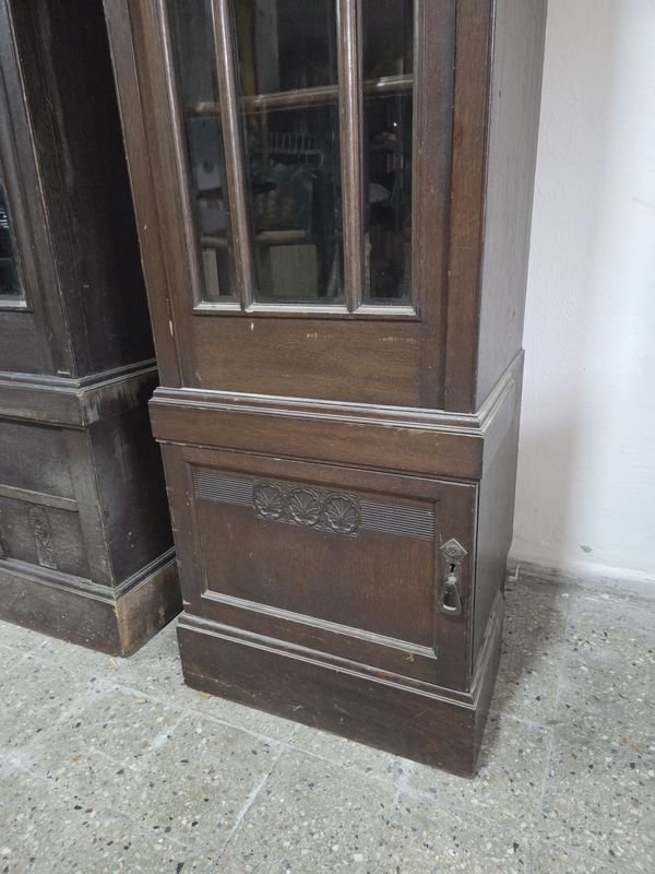 Muebles exhibidores antiguos en Roble Europeo para restaurar - imagen 3