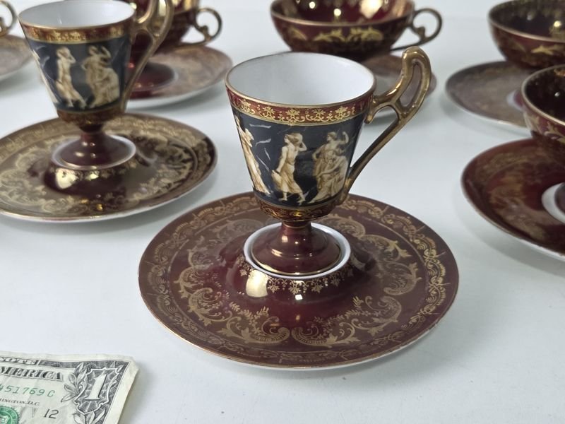 Colección de tazas de té y café en porcelana fina - imagen 3