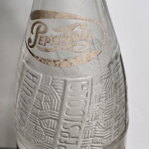 Botella Antigua Pepsi-Cola "Bidú" - Industria Uruguaya - imagen 3