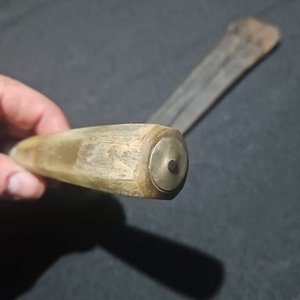 Cuchillo Antiguo Guazubirá con Vaina de Cuero y Hoja de Acero Solingen - imagen 5