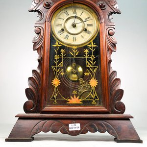 Reloj de Pared Antiguo con Péndulo y Llave - imagen 4