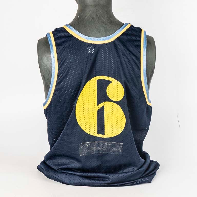 Camiseta de Basketball de la selección de Uruguay de utilería marca TOPPER N°6 - imagen 2