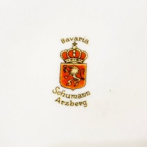 Guisera Bavaria Schumann Arzberg con Tapa, Decoración Hojas y Filo Dorado - imagen 4