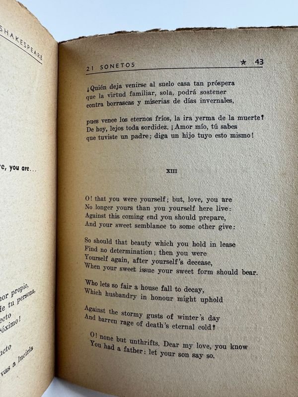 Libro de poesía: 21 sonetos de William Shakespeare - imagen 5