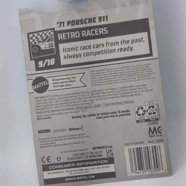 Hot Wheels Porsche 911 Juguetes - imagen 3