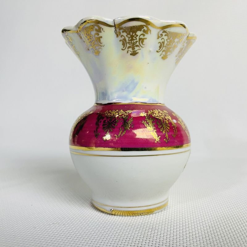 Tres floreros de porcelana decorativos - imagen 4