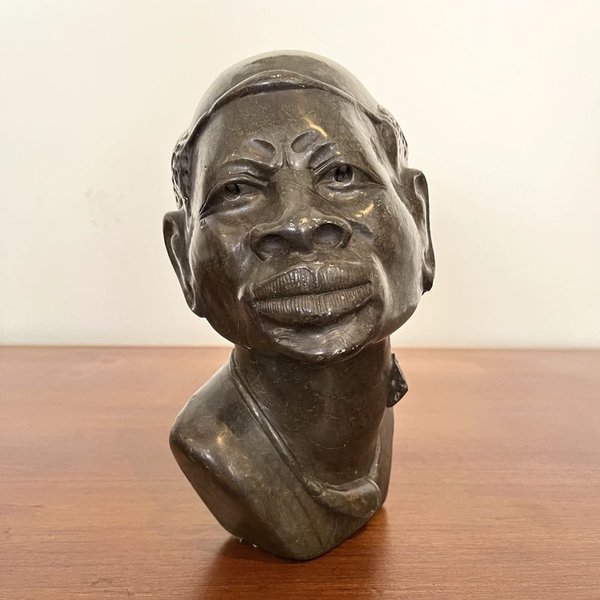 Magnifica escultura busto en mármol - imagen 3