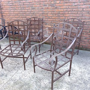 Sillones de Exterior de Aluminio con Reposabrazos Desoldado - imagen 3