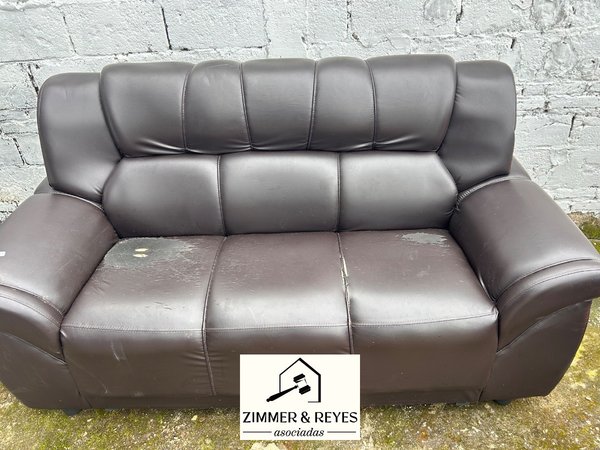 Sillón de Tres Cuerpos Marrón Oscuro - imagen 1