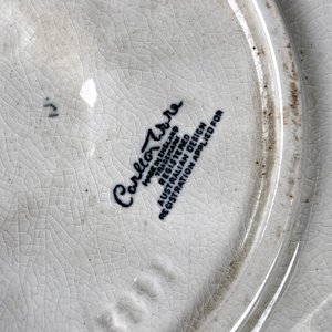 Dos Despojadores Carlton Ware Loza Inglesa Diseño Floral Amarillo - imagen 5