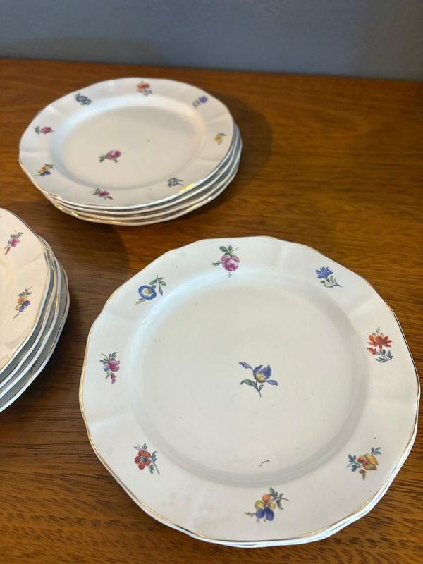 Juego de Té Olmos con flores azules - imagen 12