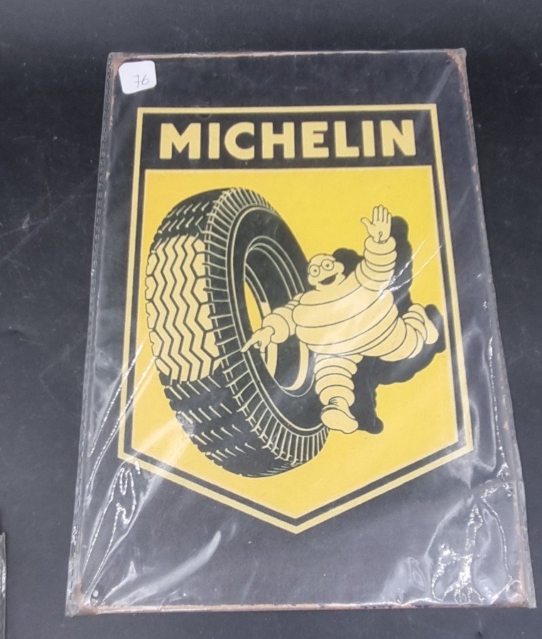 Chapa Decorativa Michelin con Bibendum