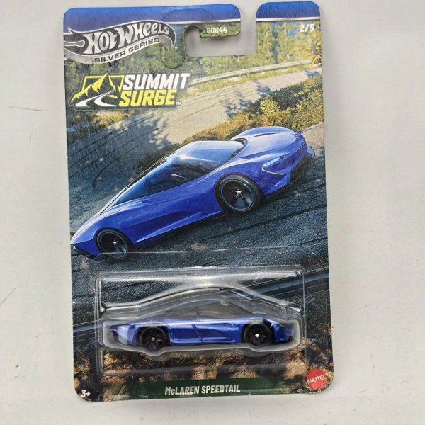 Hot Wheels McLaren Speedtail Plata Serie Silver Surge - imagen 1