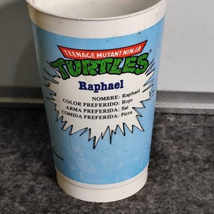 Vaso Coleccionable Tortugas Ninja Raphael Pepsi Años 90 - imagen 2