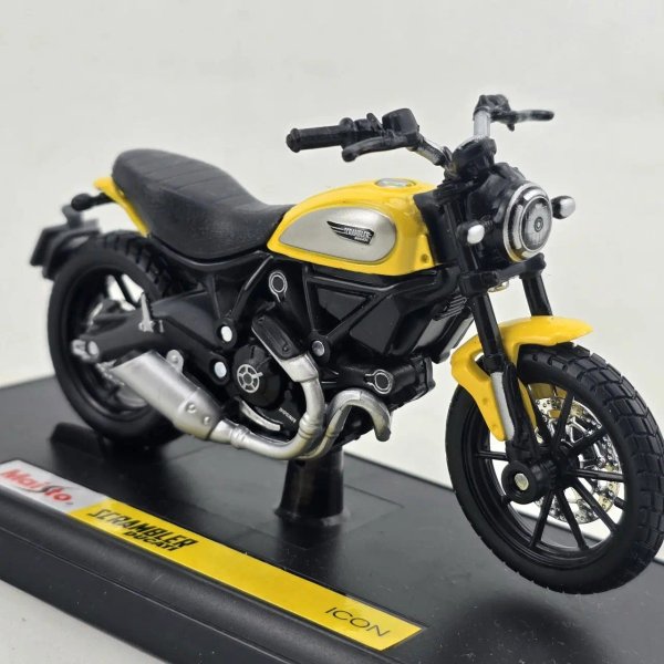 Réplica Maisto Ducati Scrambler Icon Amarilla - imagen 1