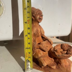 Escultura Artesanal en Terracota: Campesina con Alimentos - imagen 4