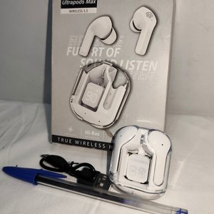 Auriculares Inalámbricos Ultra Pods Max con Bluetooth, Manos Libres y Pantalla LED - Gris - imagen 2