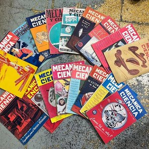 Lote siguiente: Lote de 18 Revistas Antiguas "Mecánica y Ciencia" (1930s-1940s)