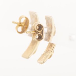 Par de Caravana de Oro 18k con Onix - imagen 2