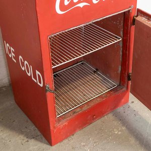 Conservadora Antigua Coca-Cola de Chapa Roja - imagen 2