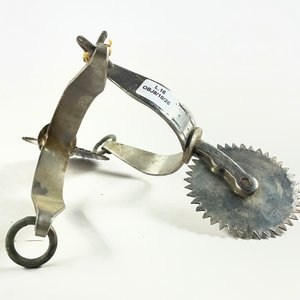 Par de espuelas con rodajas en metal de 17 x 9 cm - imagen 3