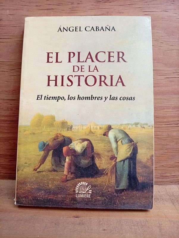 Libro "El Placer de la Historia" de Ángel Cabaña