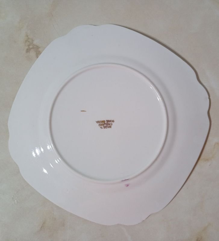 Platillo de Porcelana INGLESA; Bone China - Decoración del hogar - imagen 2
