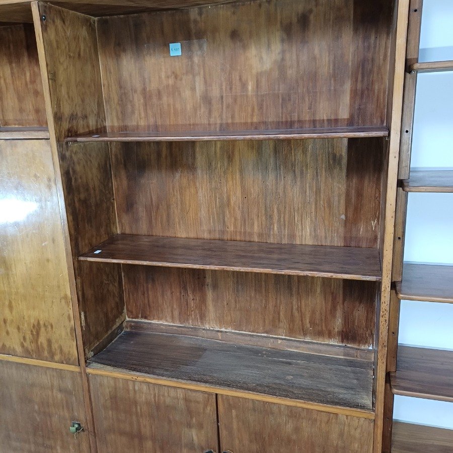 Biblioteca en madera maciza para almacenamiento y decoración - imagen 7