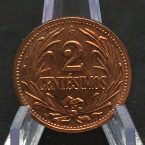 Moneda Uruguaya de 2 Centésimos de Cobre de 1945 - Sin Circular - imagen 2