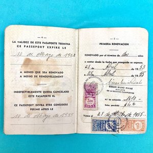 Antiguo Pasaporte Uruguayo República Oriental del Uruguay - imagen 4