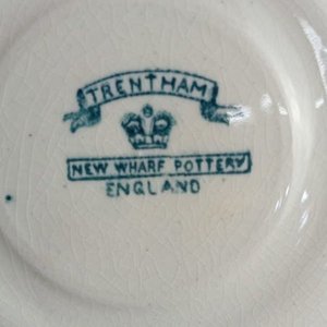 Juego de 8 Tazas y Platos de Café de Porcelana Inglesa Trentam - imagen 4
