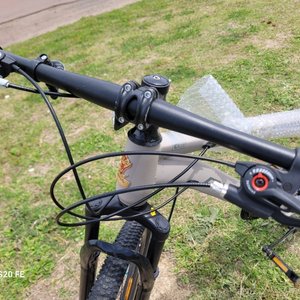 Bicicleta de Montaña Rodado 26 Color Gris Claro/Beige - imagen 7