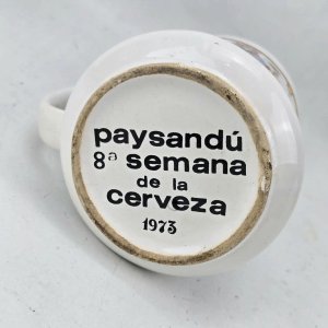 Jarra "Semana de la Cerveza Paysandú" 1973 - imagen 5