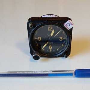 Reloj de Cabina Elgin 8 Días Aviación WWII Mecánico - imagen 2