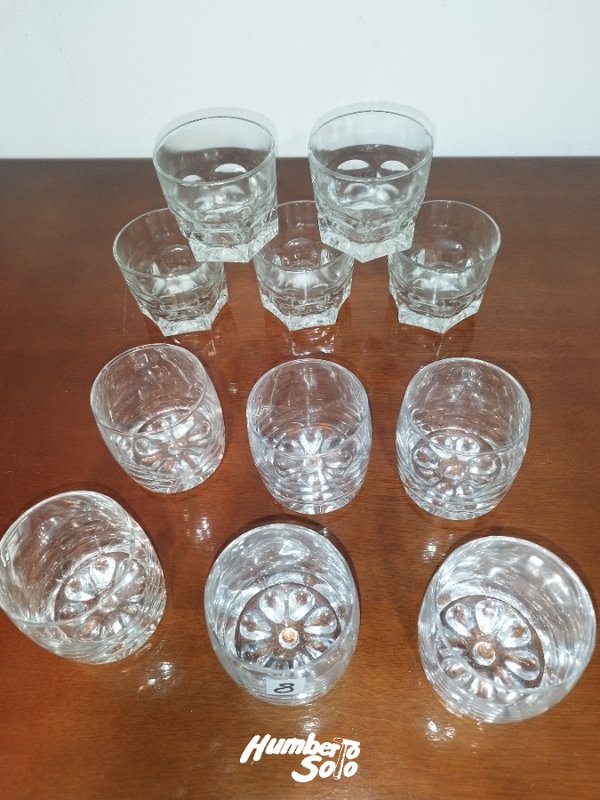 Lote de 11 Vasos para Whisky de Cristal - imagen 1