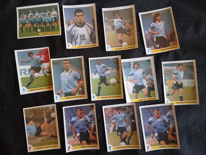 Colección de Tarjetas y Folletos Copa América Uruguay 1999